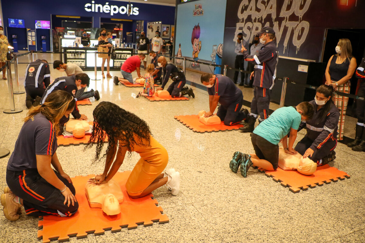 Cerca de 150 pessoas participam do 1º RCP Day em Três Lagoas