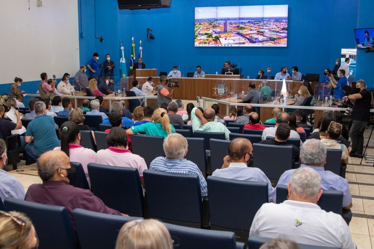 Vereadores recebem autoridades para lançamento de pacote de obras em Três Lagoas