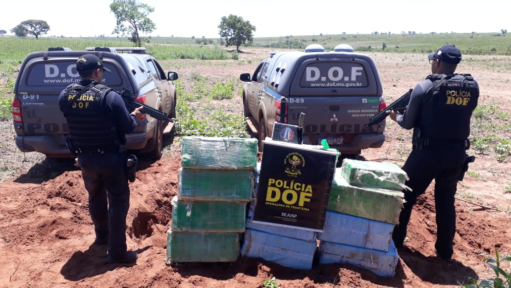 DOF apreende carga milionária de cocaína avaliada em quase de R$ 50 milhões.
