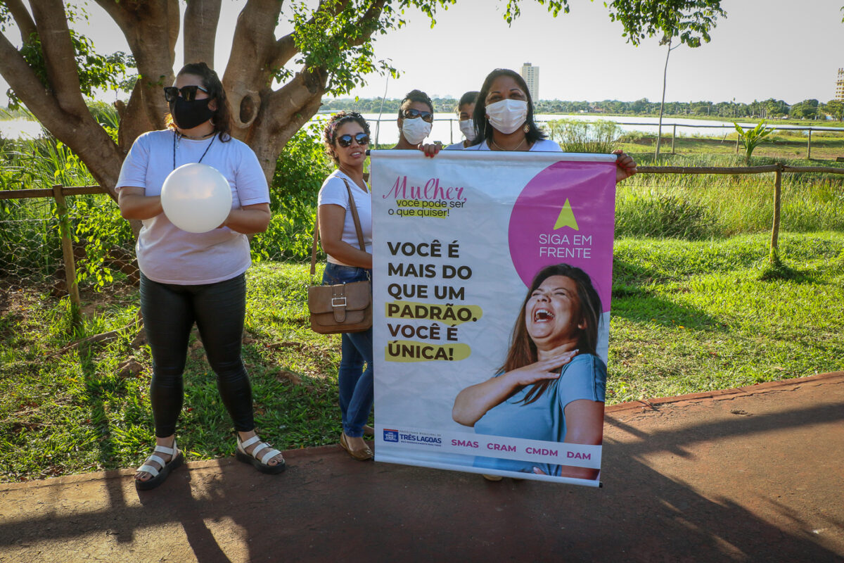 Circuito do empoderamento feminino é montado na Lagoa Maior em alusão ao 8 de março