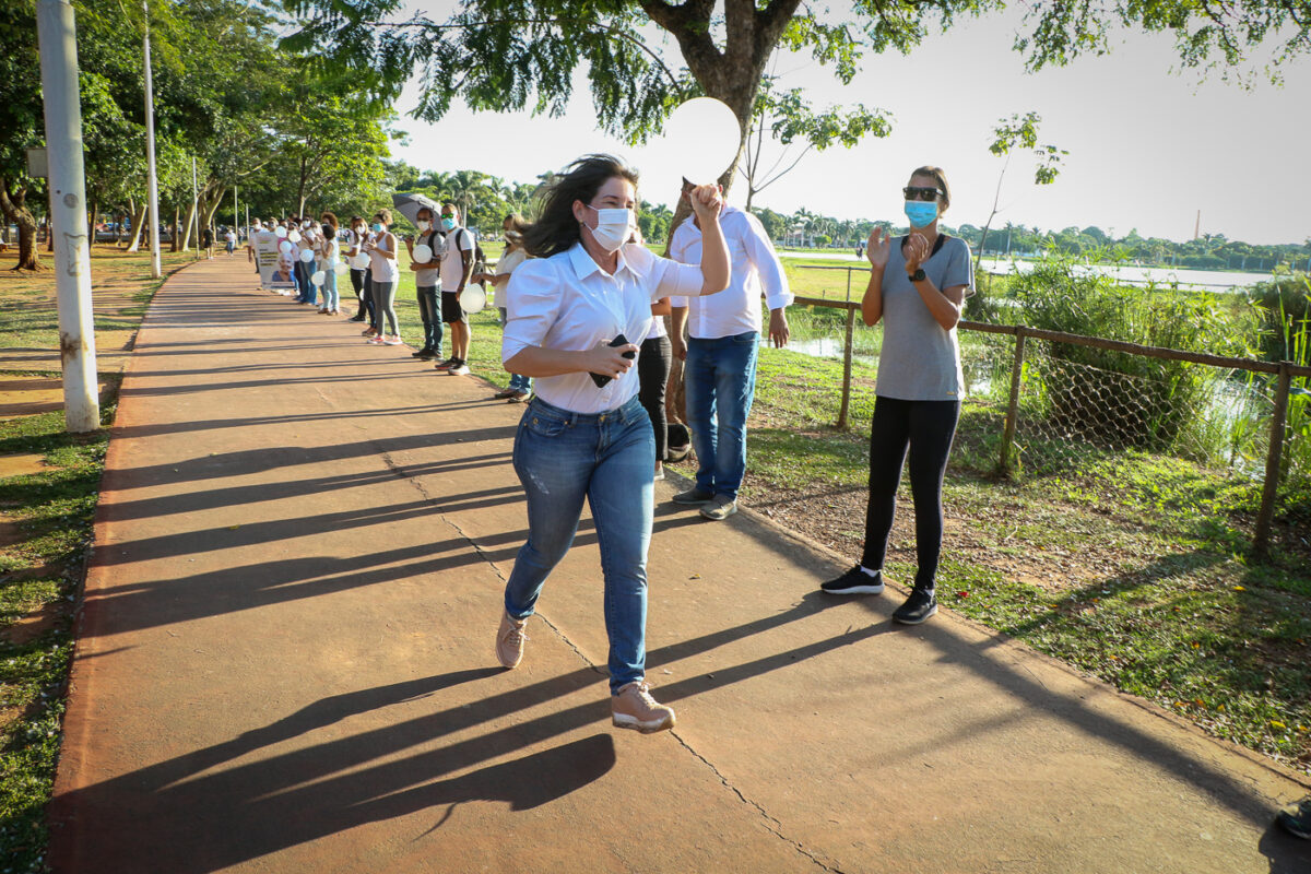 Circuito do empoderamento feminino é montado na Lagoa Maior em alusão ao 8 de março