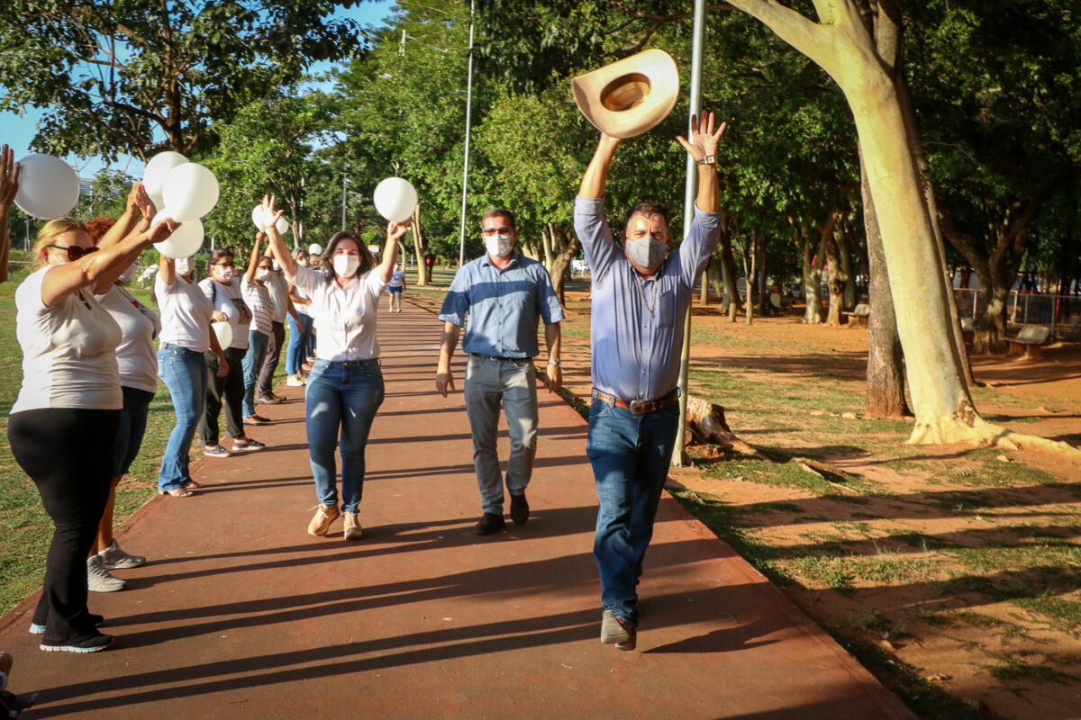 Circuito do empoderamento feminino é montado na Lagoa Maior em alusão ao 8 de março