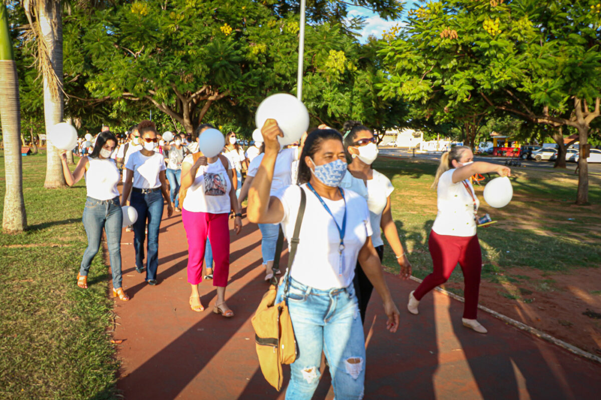 Circuito do empoderamento feminino é montado na Lagoa Maior em alusão ao 8 de março