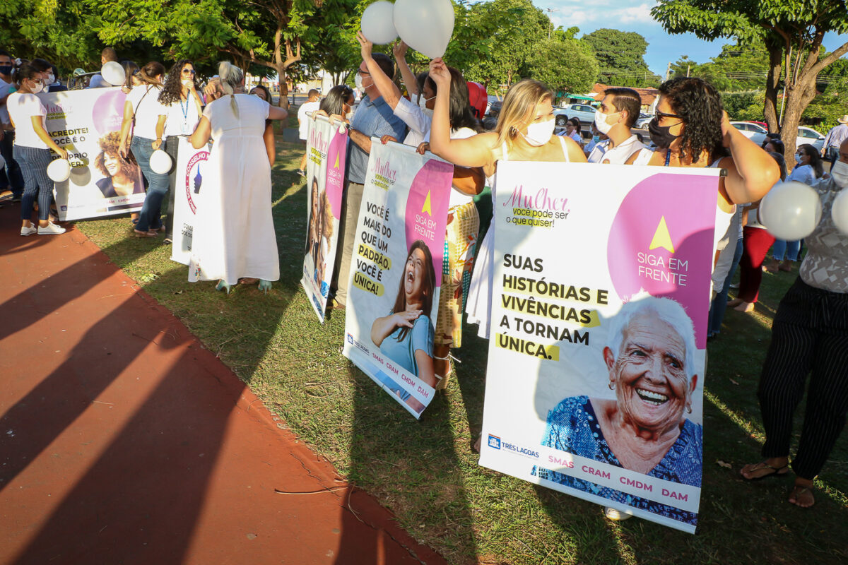 Circuito do empoderamento feminino é montado na Lagoa Maior em alusão ao 8 de março