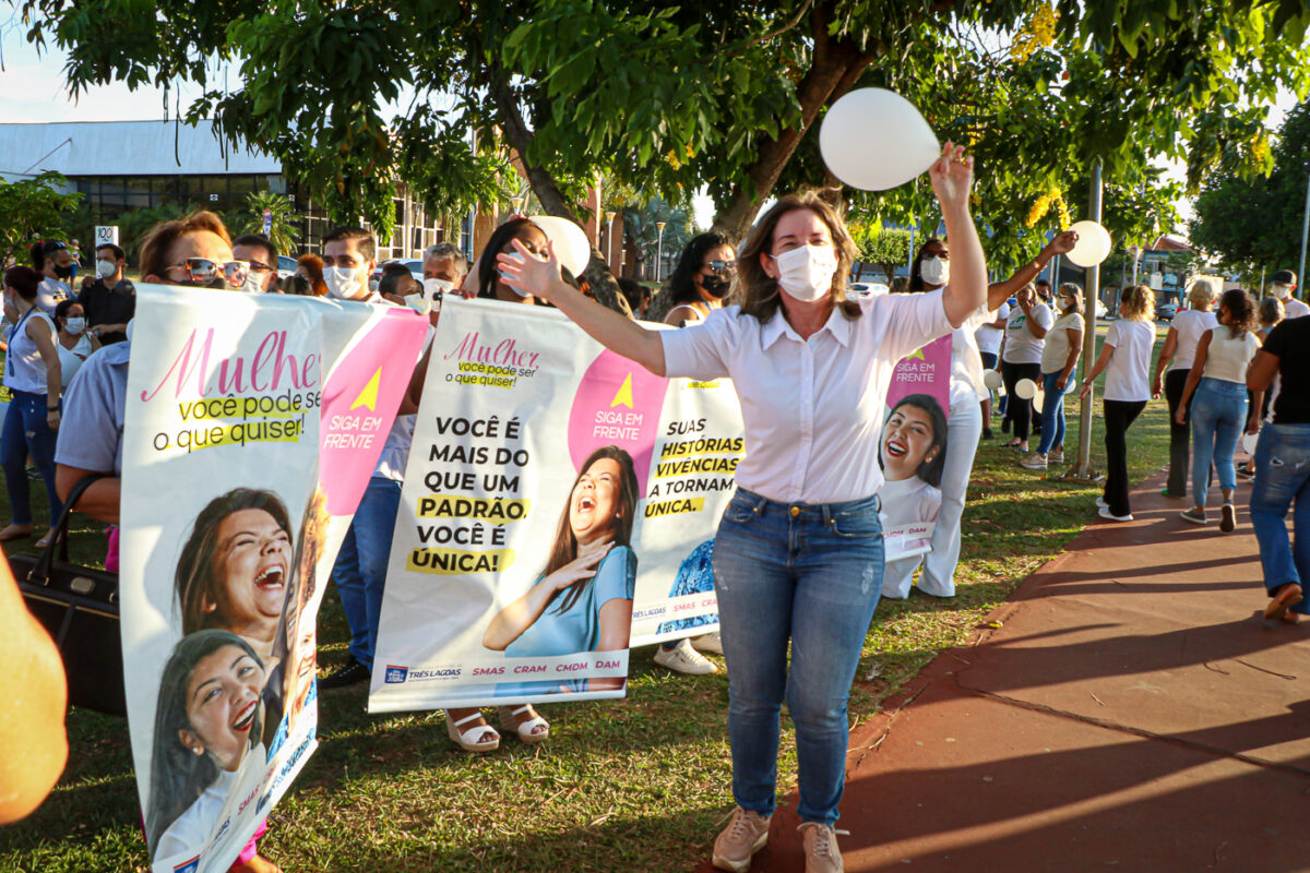 Circuito do empoderamento feminino é montado na Lagoa Maior em alusão ao 8 de março