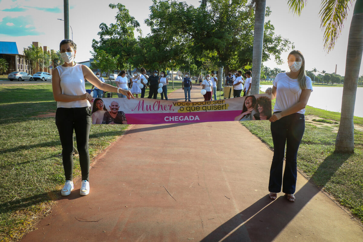 Circuito do empoderamento feminino é montado na Lagoa Maior em alusão ao 8 de março