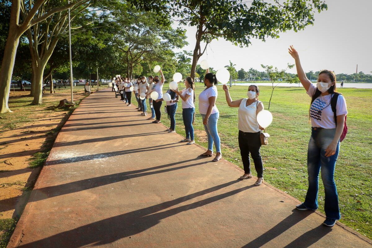 Circuito do empoderamento feminino é montado na Lagoa Maior em alusão ao 8 de março