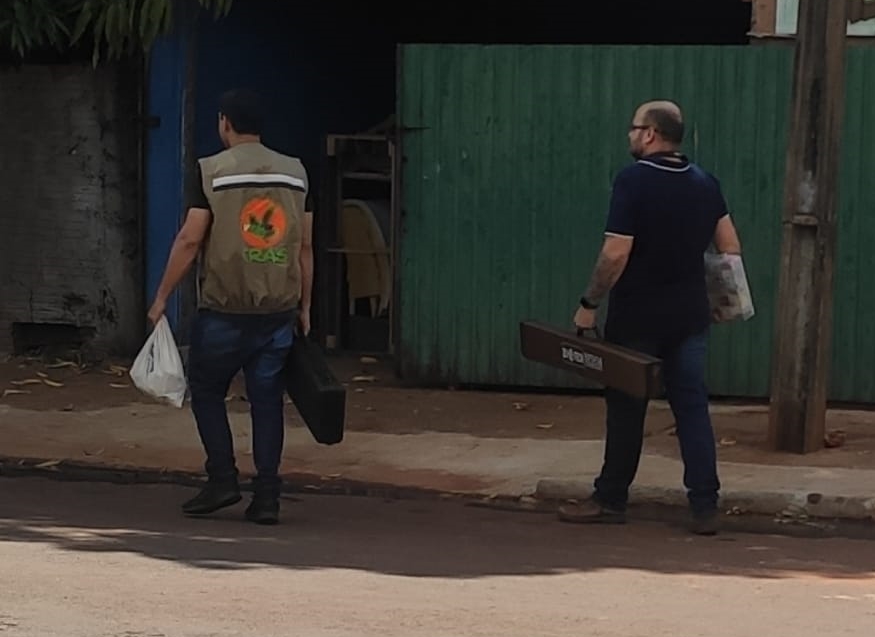 Onça parda mobiliza forças policiais, Corpo de Bombeiros por mais de 8 horas de Bataguassu