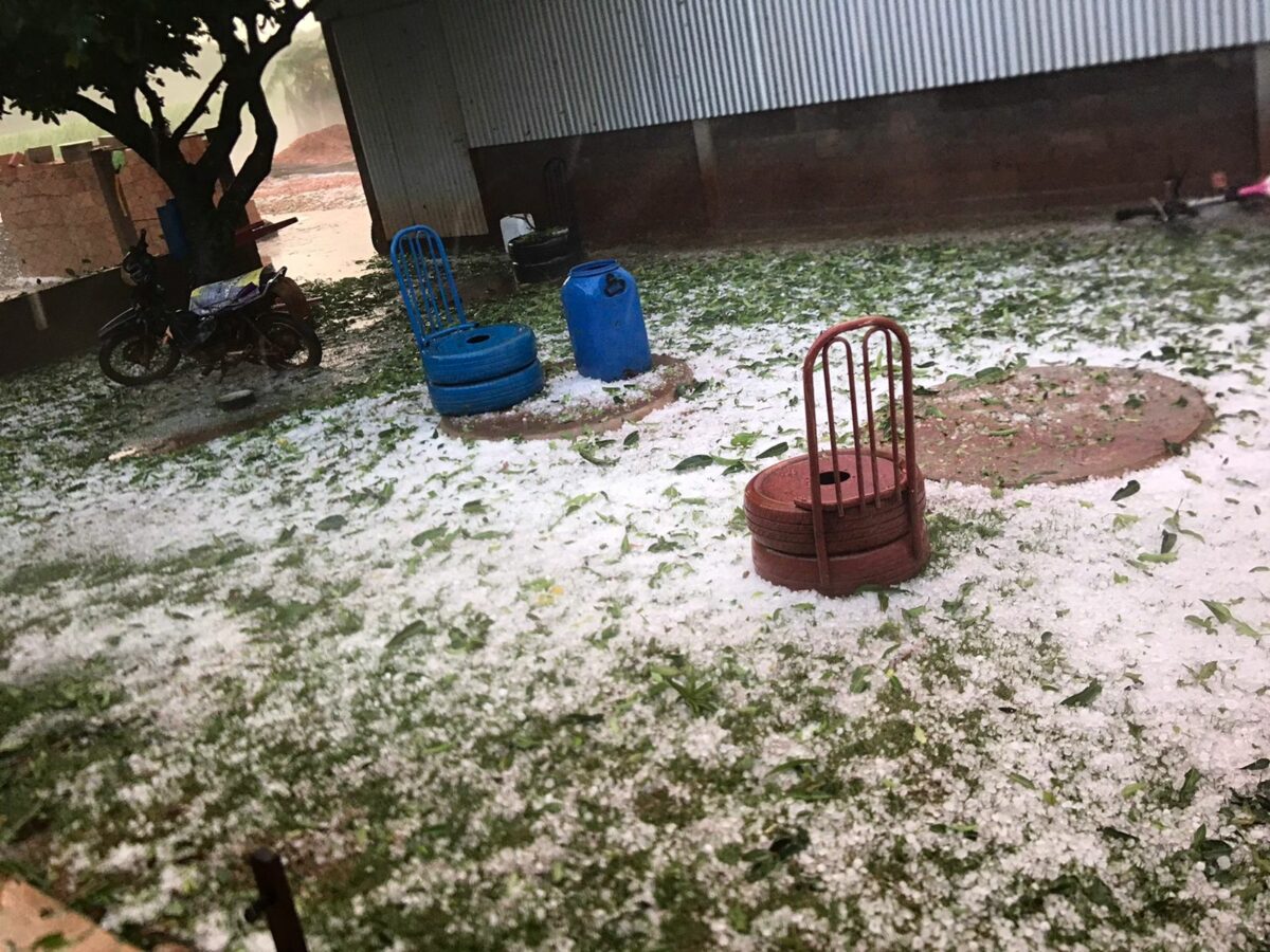 Temporal atinge Nova Itamarati causando medo e destruição