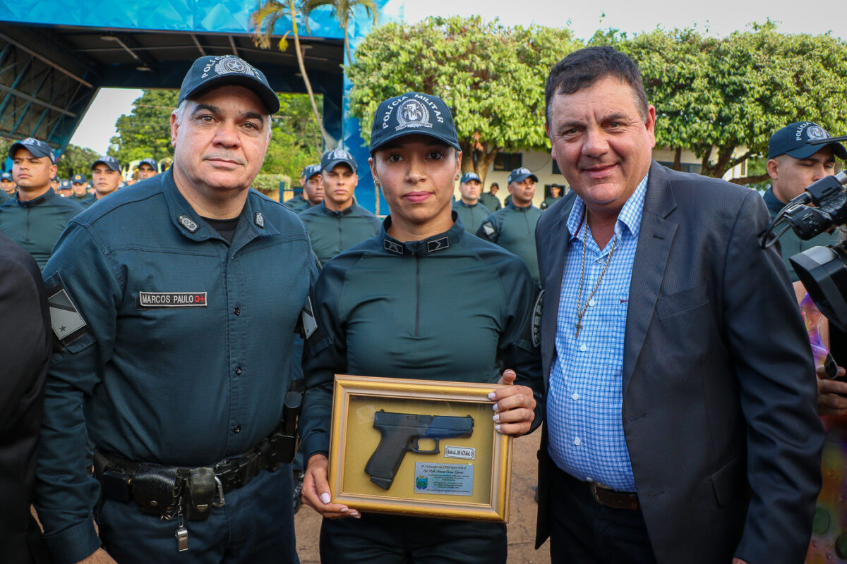 Guerreiro participa da formatura da 36ª turma de soldados da PMMS/CPA-2 de TL e recebe homenagem