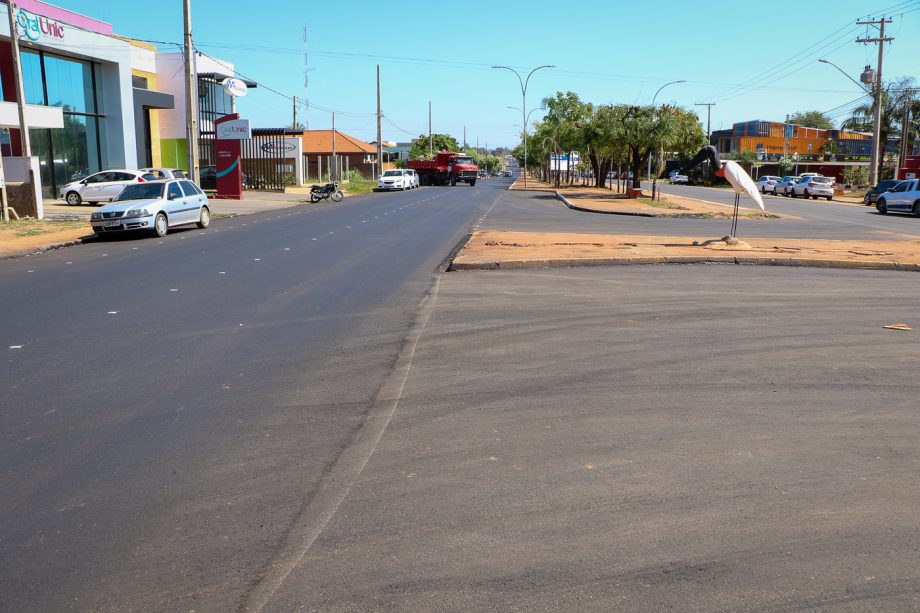 Obra de recape da Avenida Rosário Congro termina em menos de 30 dias em Três Lagoas