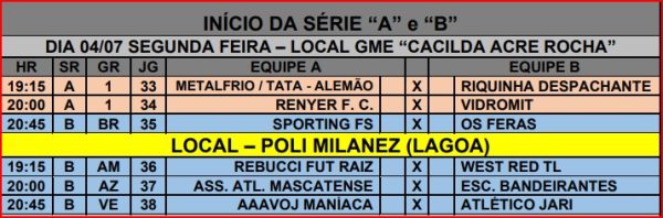 Campeonato Municipal de Futsal define equipes das séries A e B