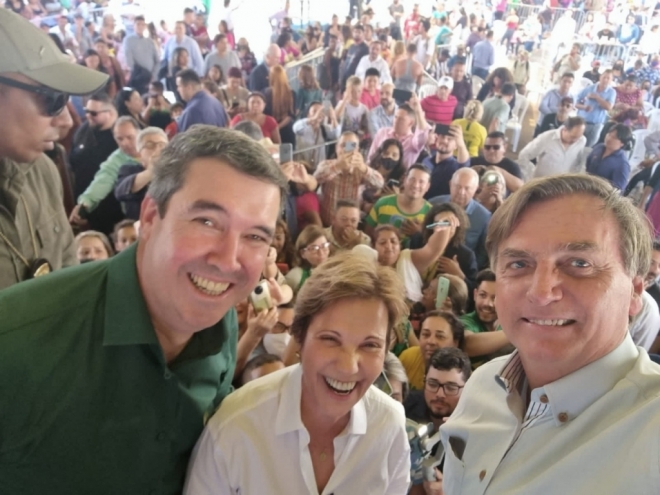 Mesmo com Bolsonaro citando Contar, Tereza Cristina mantém apoio a Eduardo Riedel