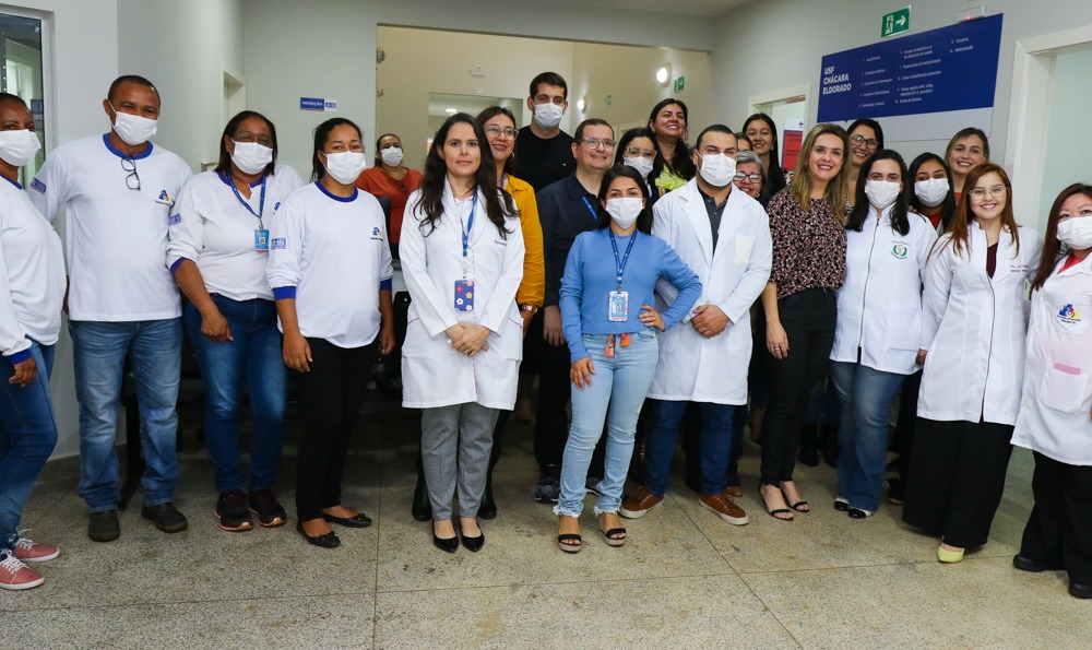 Guerreiro é o primeiro paciente atendido na USF Chácara Eldorado, inaugurada nesta quinta-feira dia (22)