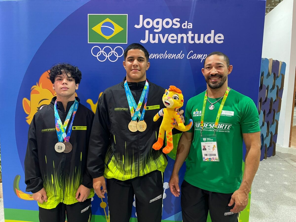 Ciclismo e <em>wrestling</em> garantem mais quatro medalhas nos Jogos da Juventude e MS supera marca da última edição