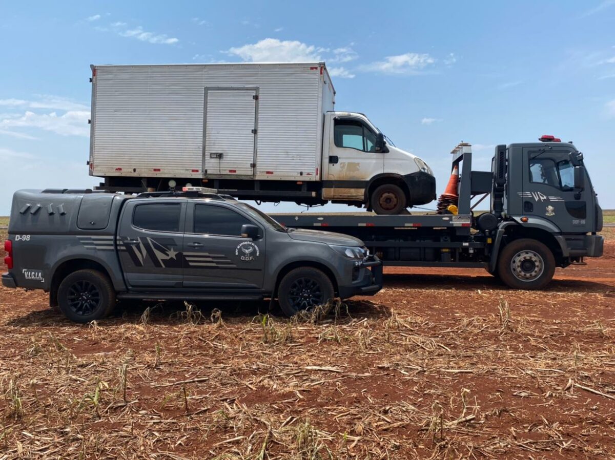 Caminhão furtado em Campo Grande é recuperado pelo DOF em menos de 24 horas após registro do crime