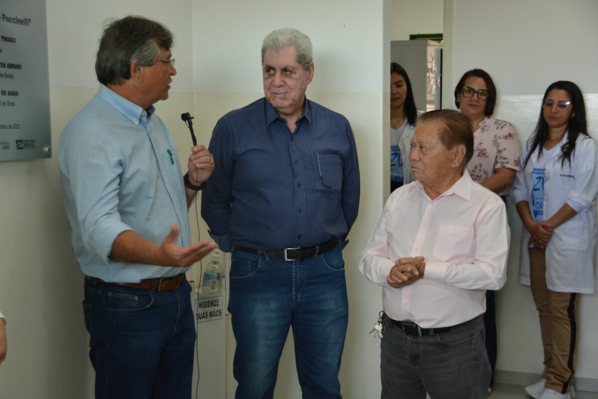 <strong>Akira prestigia inauguração de reforma e ampliação de unidade de saúde que homenageia ex-governador André Puccinelli em Brasilândia</strong>