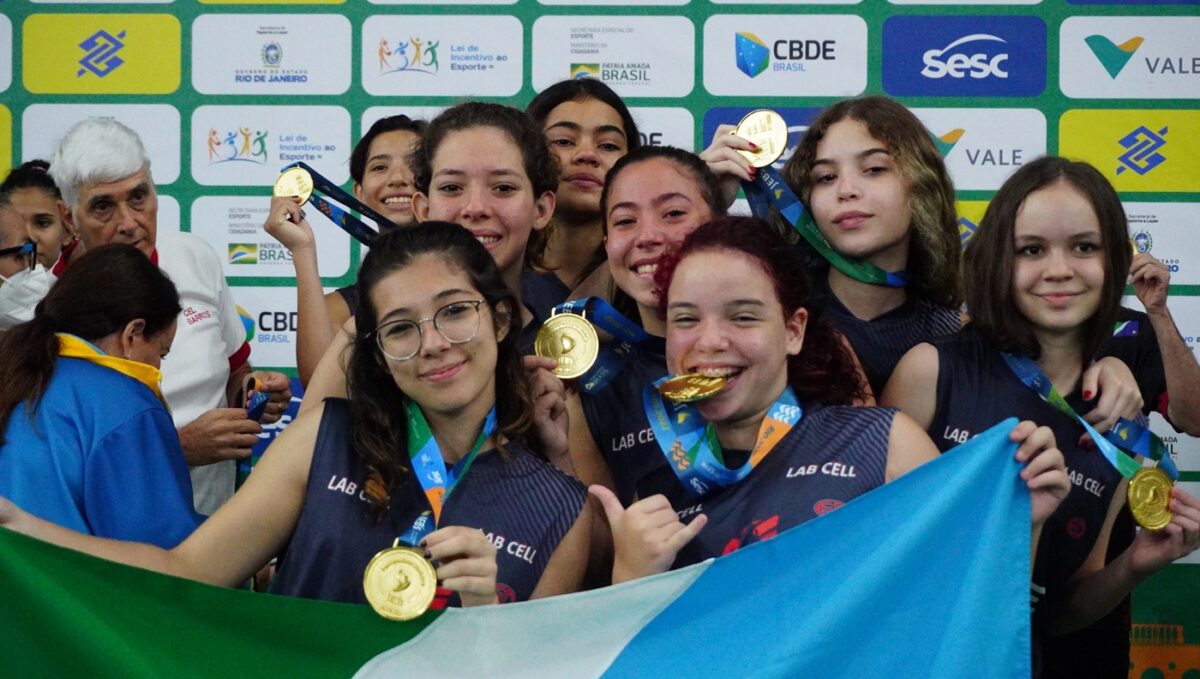 JEB’s 2022: Basquete feminino é campeão e dupla de MS fica com a prata, garantindo vaga ao Sul-Americano