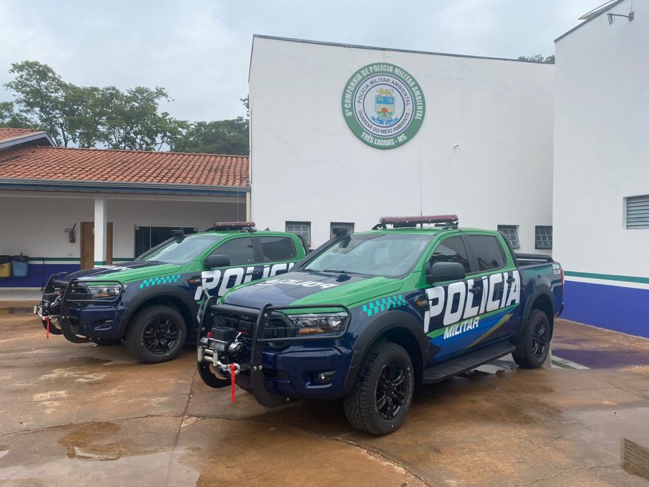 MP e SEMEA entregam duas viaturas para a Polícia Militar Ambiental de Três Lagoas