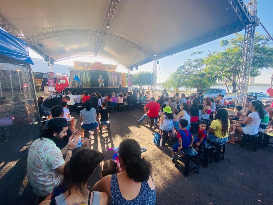 Mais de 500 pessoas prestigiaram os dois dias do Teatro Móvel Solar na Lagoa Maior
