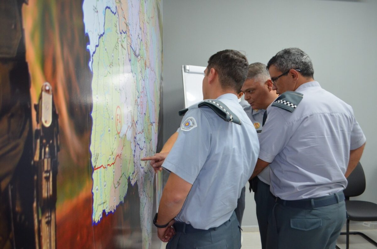 DOF recebe visita de oficiais da Polícia Militar do Estado de São Paulo