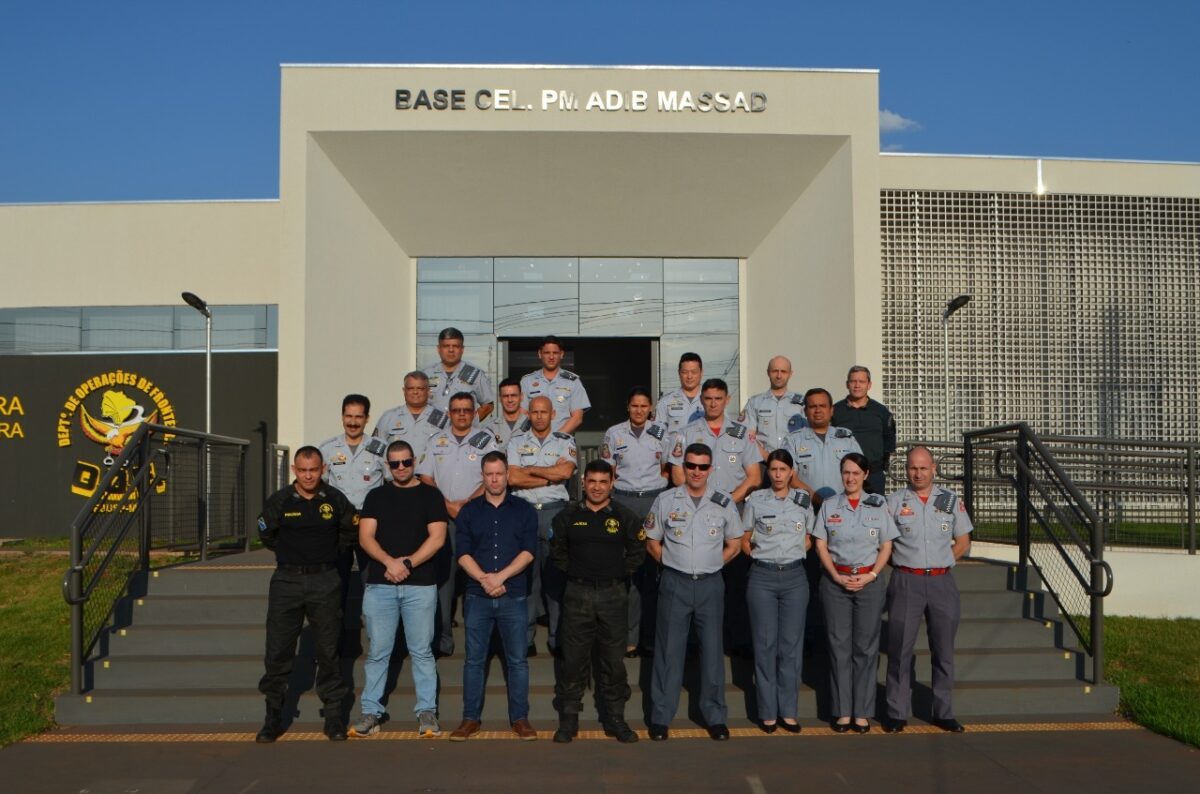 DOF recebe visita de oficiais da Polícia Militar do Estado de São Paulo