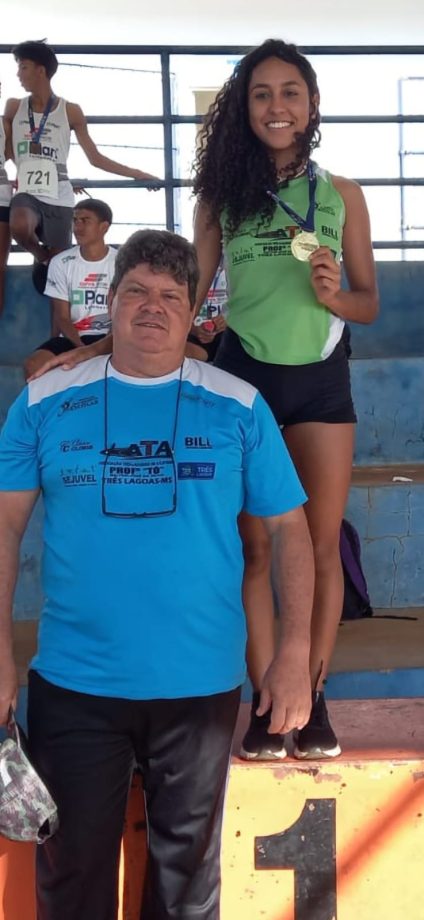 Atletas de SEJUVEL garantem 5 medalhas de ouro, 1 prata e 1 bronze no Campeonato Estadual de Atletismo em Campo Grande