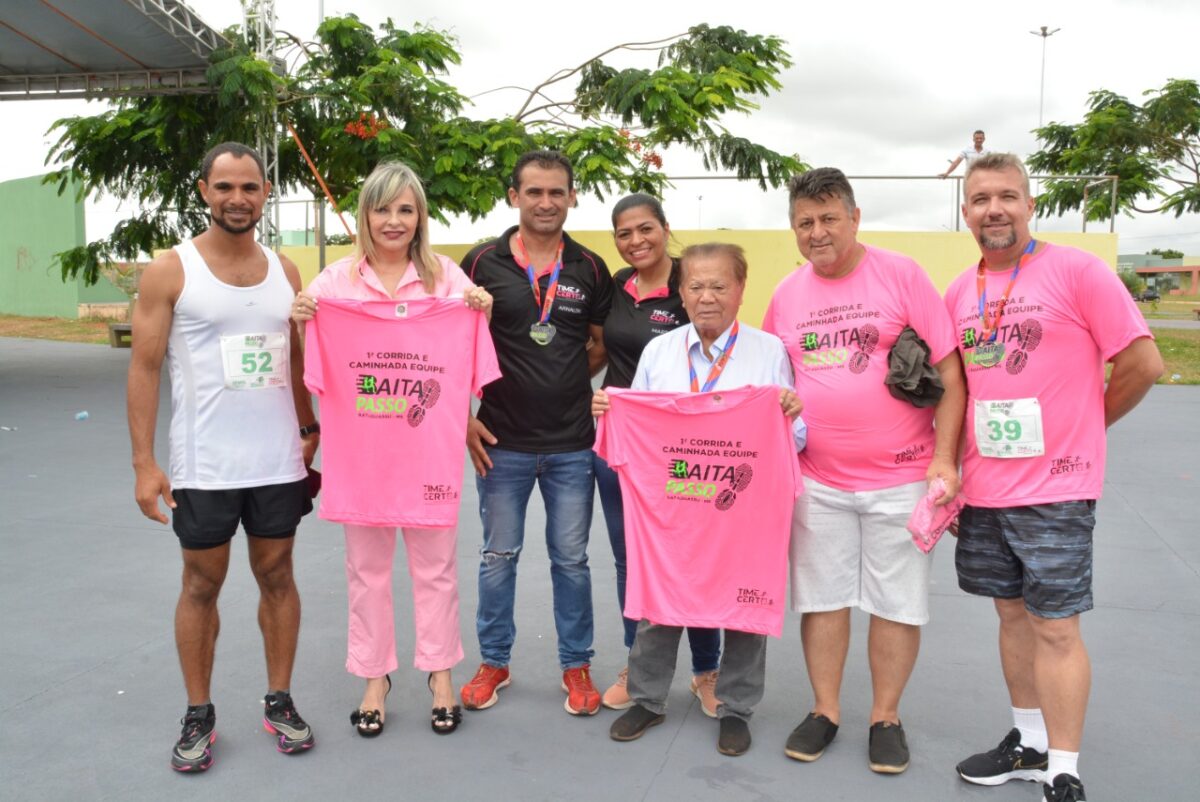 <strong>Com apoio da Prefeitura, equipe Baita Passos realiza evento esportivo 1ª Corrida e Caminhada em Bataguassu</strong>