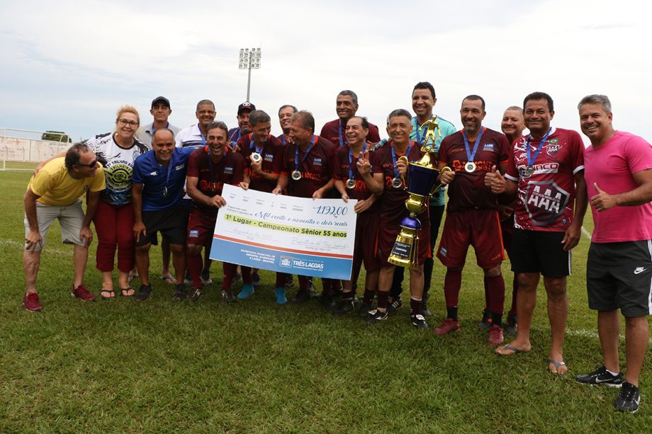 Equipe AABB é a grande campeã do Campeonato Master 55 de Futebol