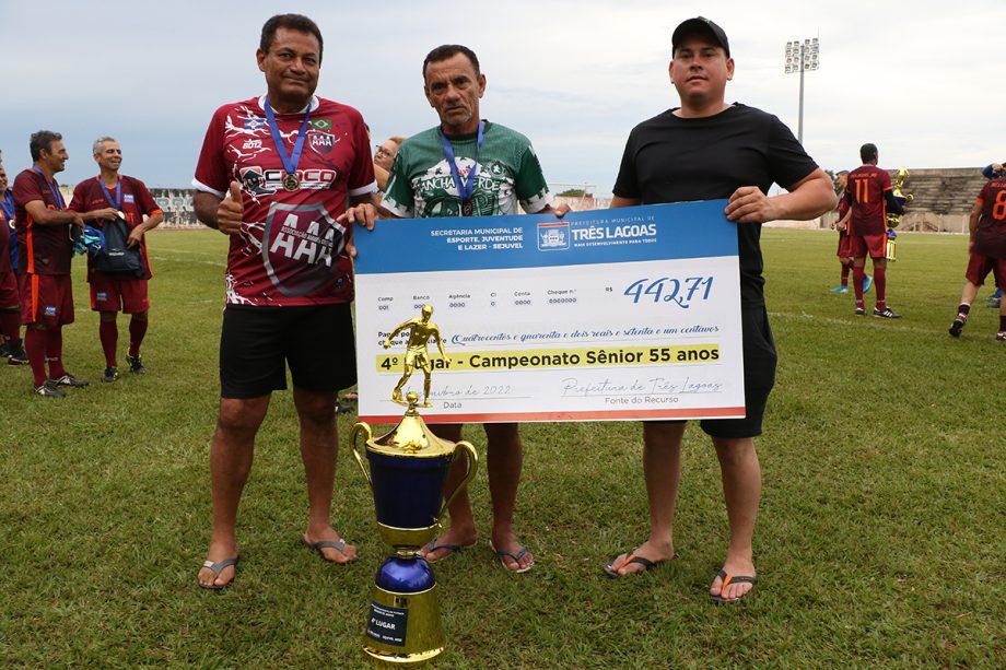 Equipe AABB é a grande campeã do Campeonato Master 55 de Futebol