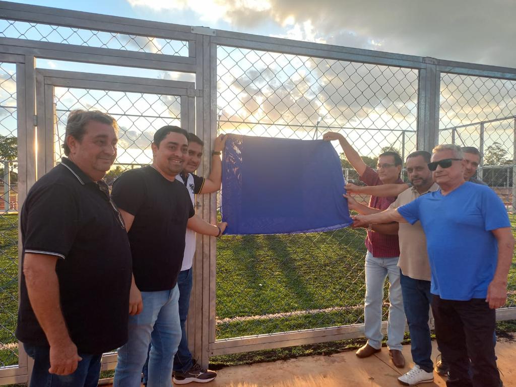 Arenas esportivas do programa MS Bom de Bola são inauguradas em Angélica e Coxim