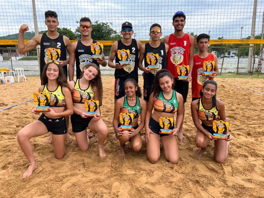 Nova Aninha? Atleta da SEJUVEL conquista ouro em dois circuitos de vôlei de praia no Estado