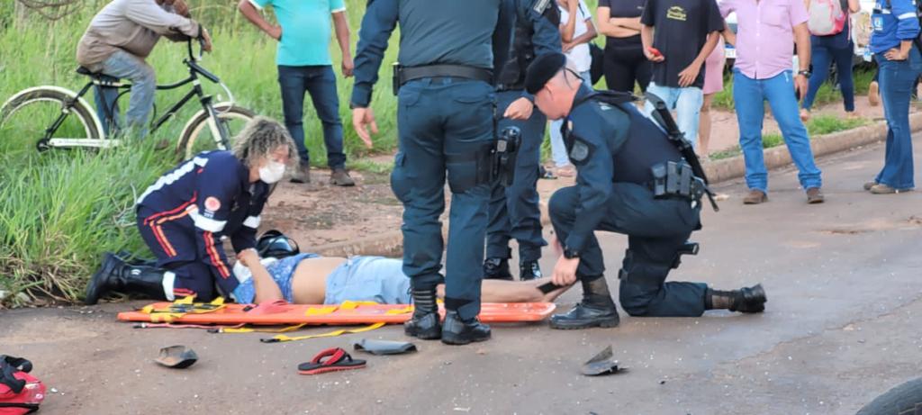 Em Ribas, jovens fogem de abordagem policial e causam grave acidente de trânsito