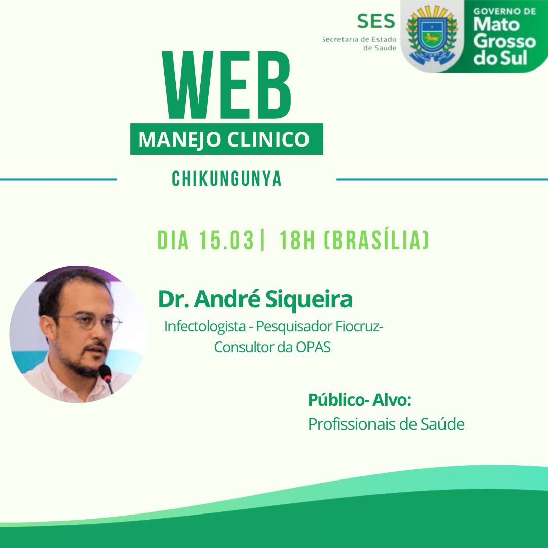 Saúde em MS oferece capacitação com foco no manejo clínico do paciente com Chikungunya