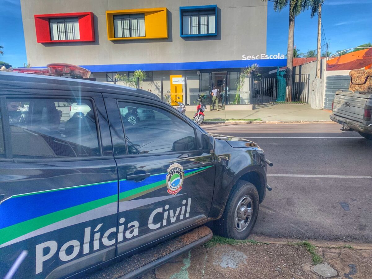 Com cartazes pedindo paz e viaturas nas escolas, aulas seguem tranquilas nesta quinta-feira em Três Lagoas