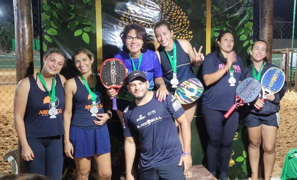 Atletas de Três Lagoas participam de circuito estadual de beach tennis em Chapadão do Sul