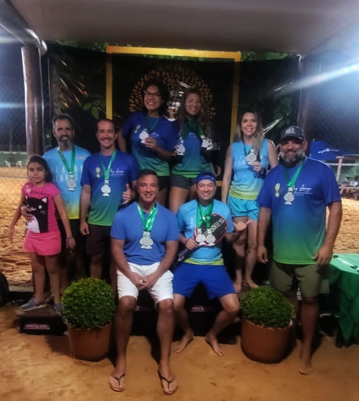 Atletas de Três Lagoas participam de circuito estadual de beach tennis em Chapadão do Sul