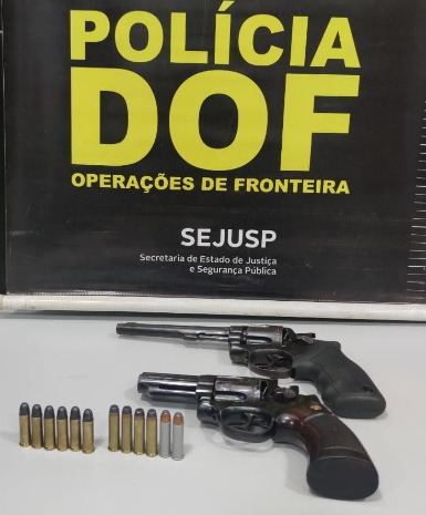 Homem é preso pelo DOF com duas armas de fogo em Dourados