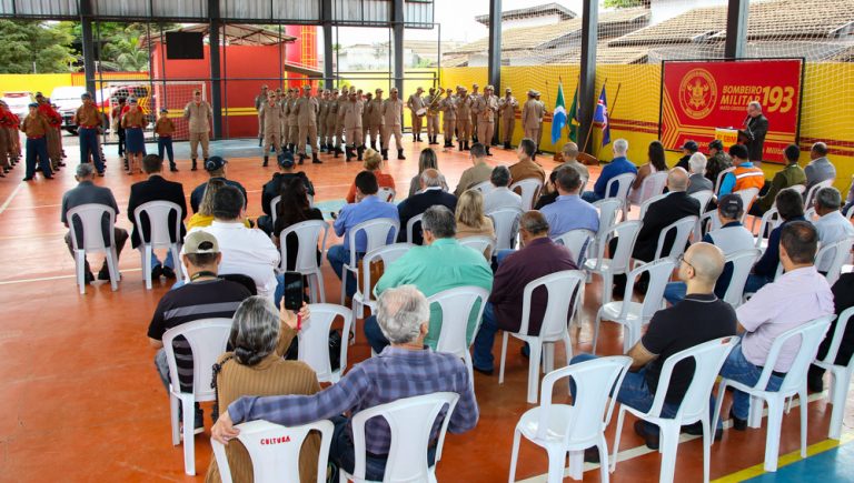 Secretários municipais prestigiam solenidade de aniversário do 5º Grupamento de Bombeiros de Três Lagoas