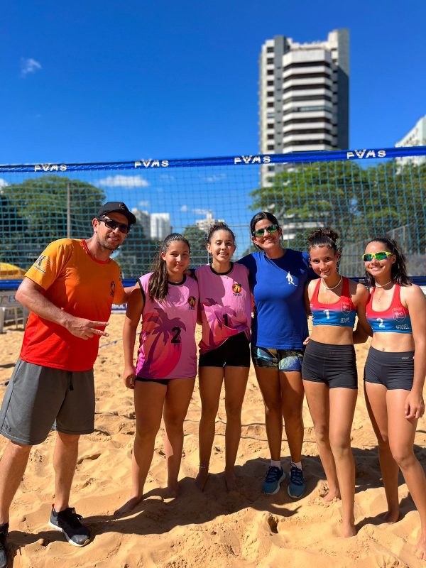 Duplas da SEJUVEL conquistam 5 medalhas no XII Circuito Estadual de Vôlei de Praia em Campo Grande