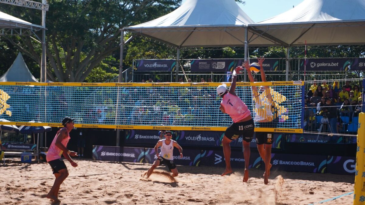 Atletas de MS vão ao pódio na etapa do Circuito Brasileiro de Vôlei de Praia em Campo Grande