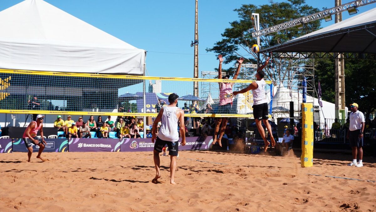 Atletas de MS vão ao pódio na etapa do Circuito Brasileiro de Vôlei de Praia em Campo Grande