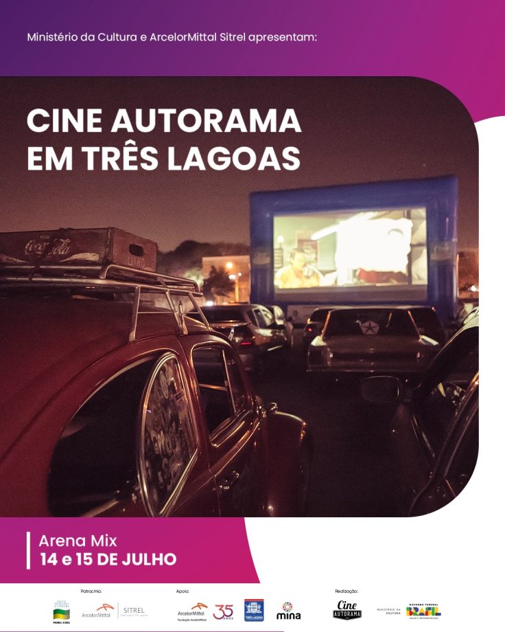 TL recebe Cine Autorama, com sessões de cinema drive-in gratuito, nos dias 14 e 15 de julho