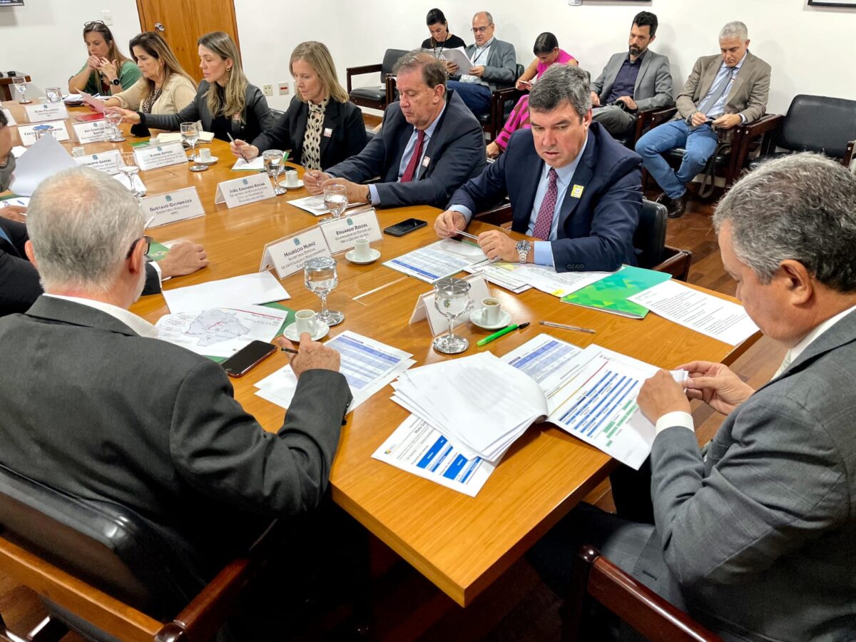 Em Brasília, governador garante recursos para obras prioritárias ao desenvolvimento de MS