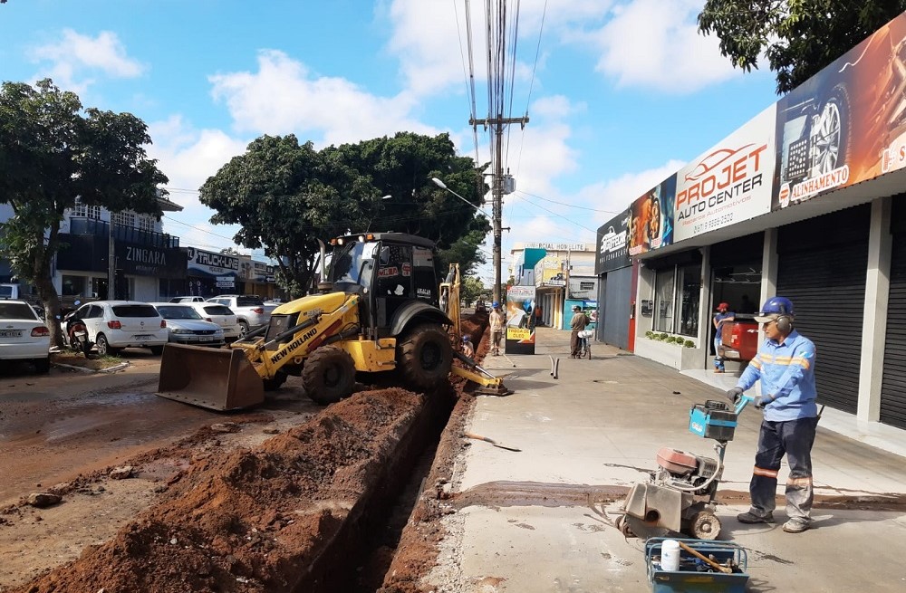 Obras da Sanesul garantem melhorias no sistema de abastecimento de água em Ponta Porã