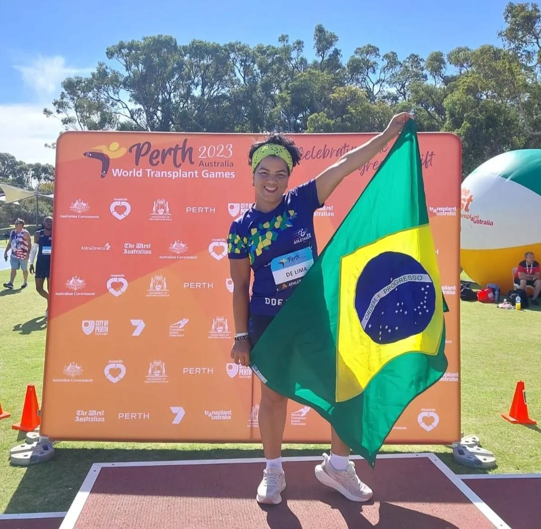 Atleta brasileira conquista dois pódios durante Jogos Mundiais para Transplantados na Austrália
