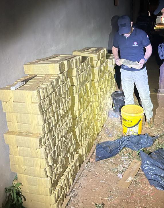 PF e Senad/Paraguai retiram de circulação mais duas toneladas de drogas