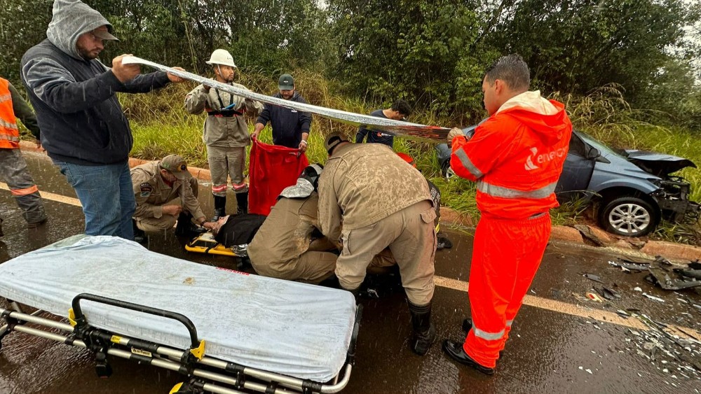 Acidente mata duas pessoas e deixa uma ferida na MS-395 em Bataguassu