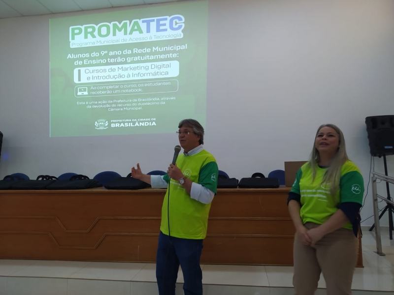 Brasilândia lança oficialmente o Programa Municipal de Acesso à Tecnologia
