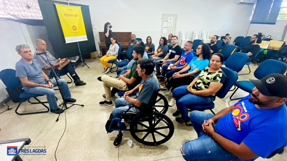 Projeto Musicou apresentou “Oficina de Canções Instantâneas” aos três-lagoenses